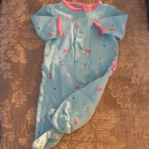Child of Mine by Carter’s Teal Jumpsuit